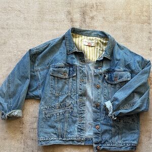 Anthropologie Blue Jean Jacket